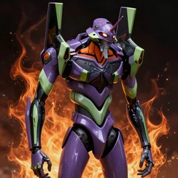 evangelion mech. by rembrandt, 1 6 6 7, joseph mallord william turner, fractal flame, luis royo, futuristic, robot, cyborg