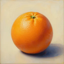 an orange, an abstract painting by leonardo da vinci