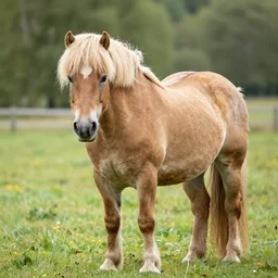 norwegian Fjord Horse light brown