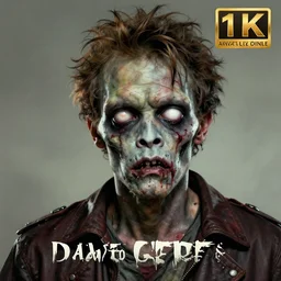 portrait of dave gahan in the eighties as a young zombie with whitened eyes and cuts on his face, 7 days to die zombie, fine art, award winning, intricate, elegant, sharp focus, cinematic lighting, highly detailed, digital painting, 8 k concept art, art by z. w. gu and alex konstad and brom and michael hussar, masterpiece, 8 k