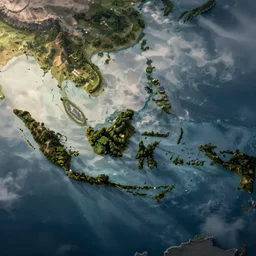 A map of Indonesia