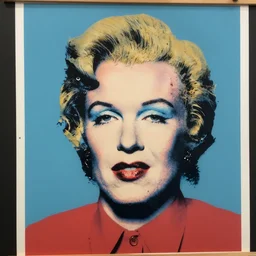 individual silk screen portrait of ted bundy by andy warhol