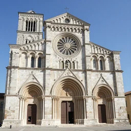 a cathedral, romanesque