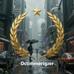 rainy day in a futuristic city, unreal 5 render, studio ghibli, tim hildebrandt, digital art, octane render, beautiful composition, trending on artstation, award - winning photograph, masterpiece