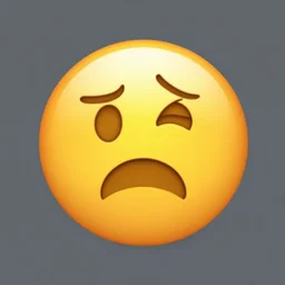 Emoji of an excited, confused person, Samsung emoji