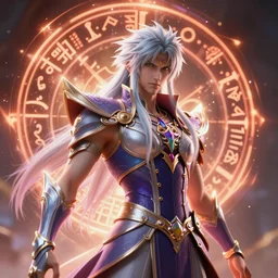 a cinematic portrait of sephiroth, power auras, sigils, art by takeshi obata, substance 3 d painter, pbr textures, physical based rendering, cinematic, hyper realism, high detail, octane render, unreal engine, 8 k, vibrant colors, smooth gradients, high contrast, depth of field, aperture f 2. 8