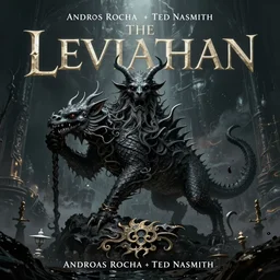 the leviathan, by Andreas Rocha + Ted Nasmith, dark, epic, masterpiece, highly detailed, 8k resolution, trending on art station