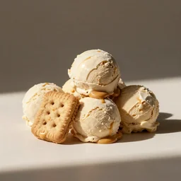 peanut butter fudge cookie ice cream balls