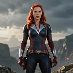 “A still of Chris Evans as Natasha Romanoff in the film Avengers, high definition”