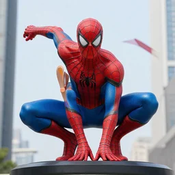 spider man sculpture