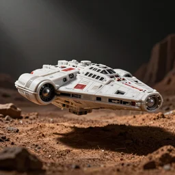 a toy tie fighter space ship from star wars
