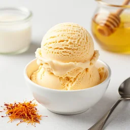 saffron and honey ice cream, product picture