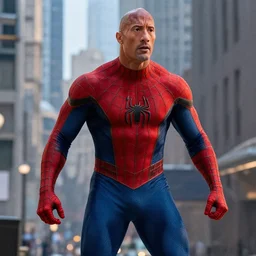 Dwayne Johnson as Spiderbatman , an film still