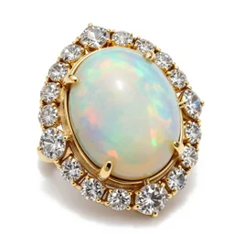 1 1 0 million years old opalized jewellery made of gold and diamonds