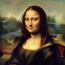 kanye west portrait in the style of the mona lisa