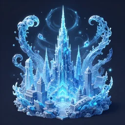fantasycore, eldritch, psychic, elemental masterpiece 8 k resolution behance hd scrollwork magic ice zbrush central contest winner, cel - shaded cityscape by bruce pennington