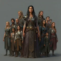 side shot centered painted portrait of maya ali wind sorcerer by florian herold and anato finnstark, octane render, matte painting concept art behance hd artstation by valentina remenar, dominik mayer, pablo hurtado de mendoza, ilya kuvshinov, guillaume normand, airi pan, yuming li
