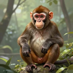 monkey wants to be a human artstation