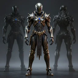 alien sentinel ornate armor suit humanoid character sheet, guyver themed dark sf biomechanical, intricate artwork masterpiece, ominous, dramatic horror cinematic lighting, volumetric 8 k, by josan gonzalez, alexey egorov, kilian eng, trending on cgsociety, octane render, 8 k