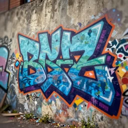 graffiti wall, shallow depth of field, highly detailed, digital painting, trending artstation, concept art, illustration, cinematic lighting, vibrant colors, photorealism, epic, octane render