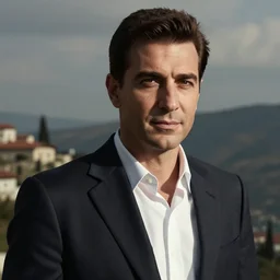 bakir izetbegovic handsome, top gun, photorealistic