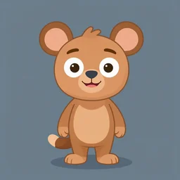 a cute character cartoon, animal, full body, concept art, digital art, cartoon network, nickelodeon, disney, featured on artstation, pinterest trending, drawn by maurice sendak,