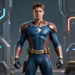 a new marvel super hero, science fiction, digital art, unreal engine