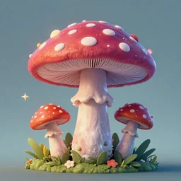 a psychedelic mushroom