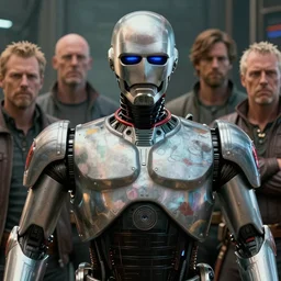 robocop torso, symmetry, faded colors, exotic alien features, cypherpunk background, tim hildebrandt, wayne barlowe, bruce pennington, donato giancola, larry elmore, masterpiece, trending on artstation, featured on pixiv, cinematic composition, beautiful lighting, sharp, details, hyper detailed, 8 k, unreal engine 5