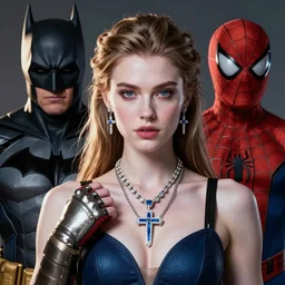 amalgamation of batman, wolverine and spiderman, worksafe, dreamlike, with jewelry, character art, hyperdetailed, 8 k, realistic, frostbite 3 engine