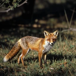 a photo of a burlap fox in its natural habitat, kodak ektachrome e 1 0 0 photography