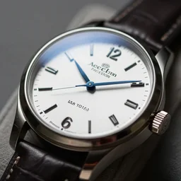 close-up photograph of a wristwatch, incredibly detailed, studio lighting, 50mm lens