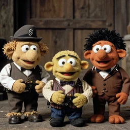 still of the Muppets in the movie Saving Private Ryan