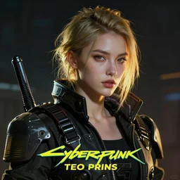 cyberpunk soldier by theo prins