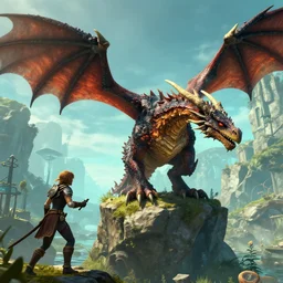 science - based dragon mmo videogame