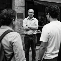 street photography image, funny, amusing, people, coincidence, decisive moment, by jonathan higbee