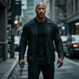 Dwayne Johnson as Agent 47 in 'Hitman'
