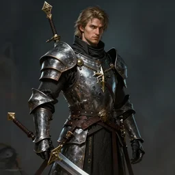 a high fantasy / dark fantasy knight in the style of jean giraud in the style of leonard boyarsky trending on artstation deviantart pinterest hyper detailed photorealistic highlights and shadow hd 8 k post - processing high resolution