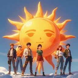 the sun ☀ but the opposite degree cold ❄, au naturel, hyper detailed, digital art, trending in artstation, cinematic lighting, studio quality, smooth render, unreal engine 5 rendered, octane rendered, art style by kurzgesagt and nixeu and ian sprigger and wlop and krenz cushart and kim jung gi and greg rutkowski