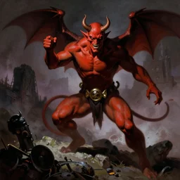 devil by frank frazetta