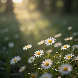 digital daisies in the sunshine