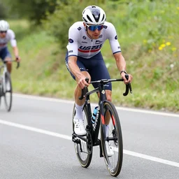 Val Doonican riding for US postal in the Tour De France
