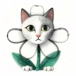 in cat picasso flower