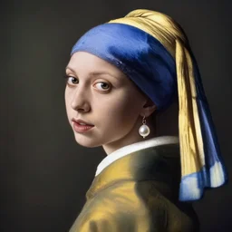 Millie Bobby Brown with the pearl earrings by Johannes Vermeer
