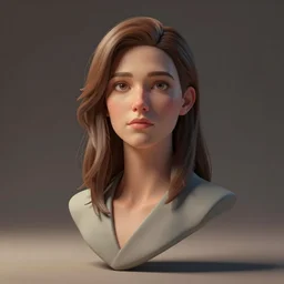 Erin Moriarty hyper realistic 3D art style by Ian Spriggs