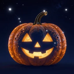a star constellation in the shape of a pumpkin