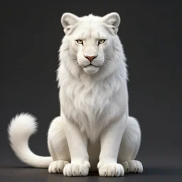 award winning beautiful portrait commission of a male furry anthro albino mountain lion fursona with a tail and a cute beautiful attractive detailed furry face wearing stylish cyberpunk clothes in a cyberpunk city at night while it rains. Yellow and Purple. Character design by charlie bowater, ross tran, artgerm, and makoto shinkai, detailed, inked, western comic book art