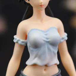 figurine of jupiter chan wearing an elegant summer blouse, personification, official store photo, symbolization, commercial photo, featured on amiami, lovecraftian, 8 k, 8 5 mm, beautiful composition, smooth curves