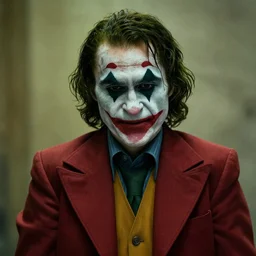Christian Bale as the Joker (2019), cinematic film still