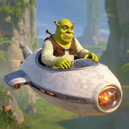 emma watson piloting shrek spaceship